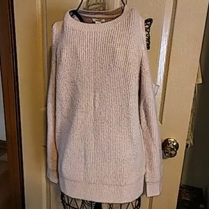 Forever 21 cold shoulder sweater Small Pre owned